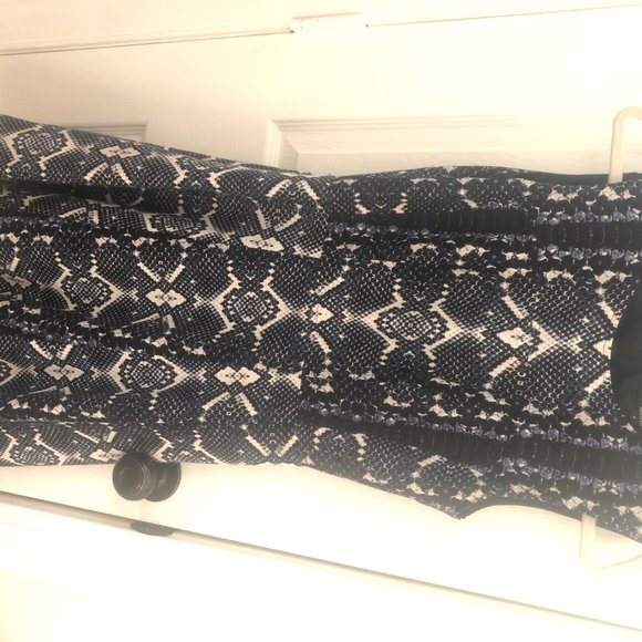 Nanette Lepore Fit and Flare Snakeskin Print Dress - Picture 5 of 5